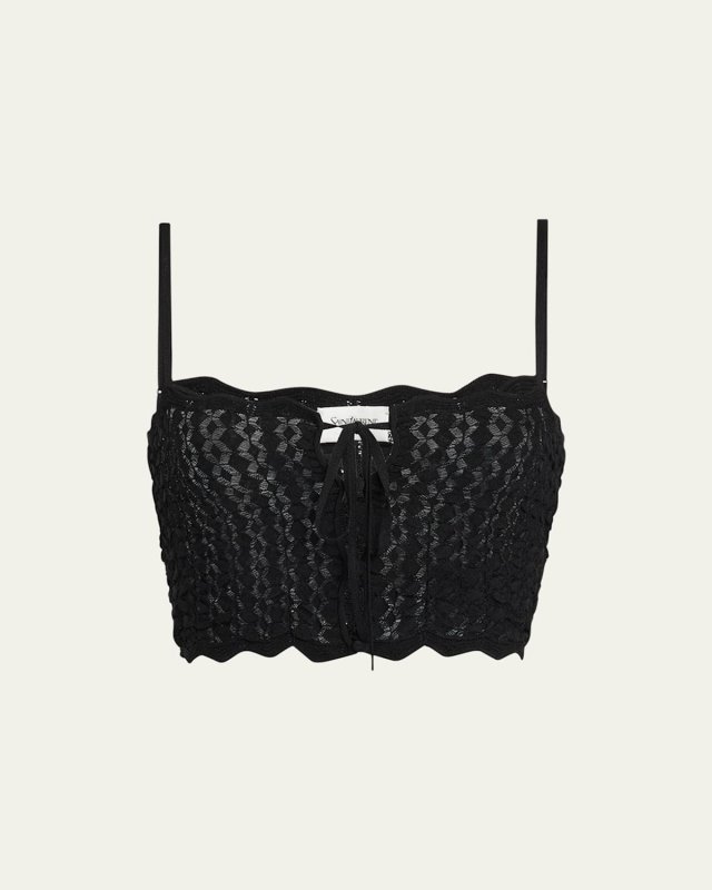 Cropped Crochet Top